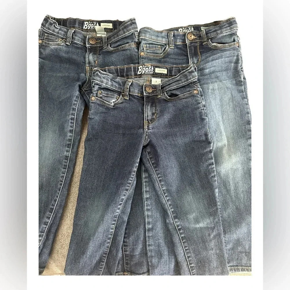 Oshkosh B’Gosh Size 5 Super Skinny Kids Jeans Various Washes